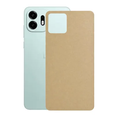 Película Para Oneplus N6 - Traseira Efeito Couro Bege - Gshield