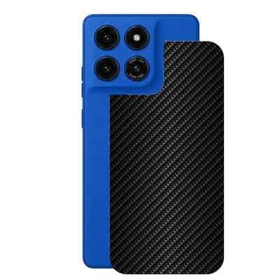 Película Para Motorola Moto G77 Power - Traseira De Fibra De Carbono Preta - Gshield