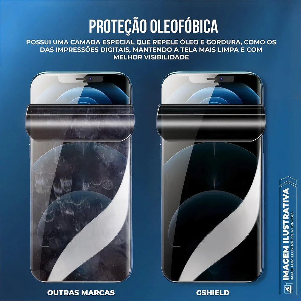 Imagem 2 de 5 do produto Película Para Xiaomi Redmi M100 - Privacidade Hydrogel - Gshield