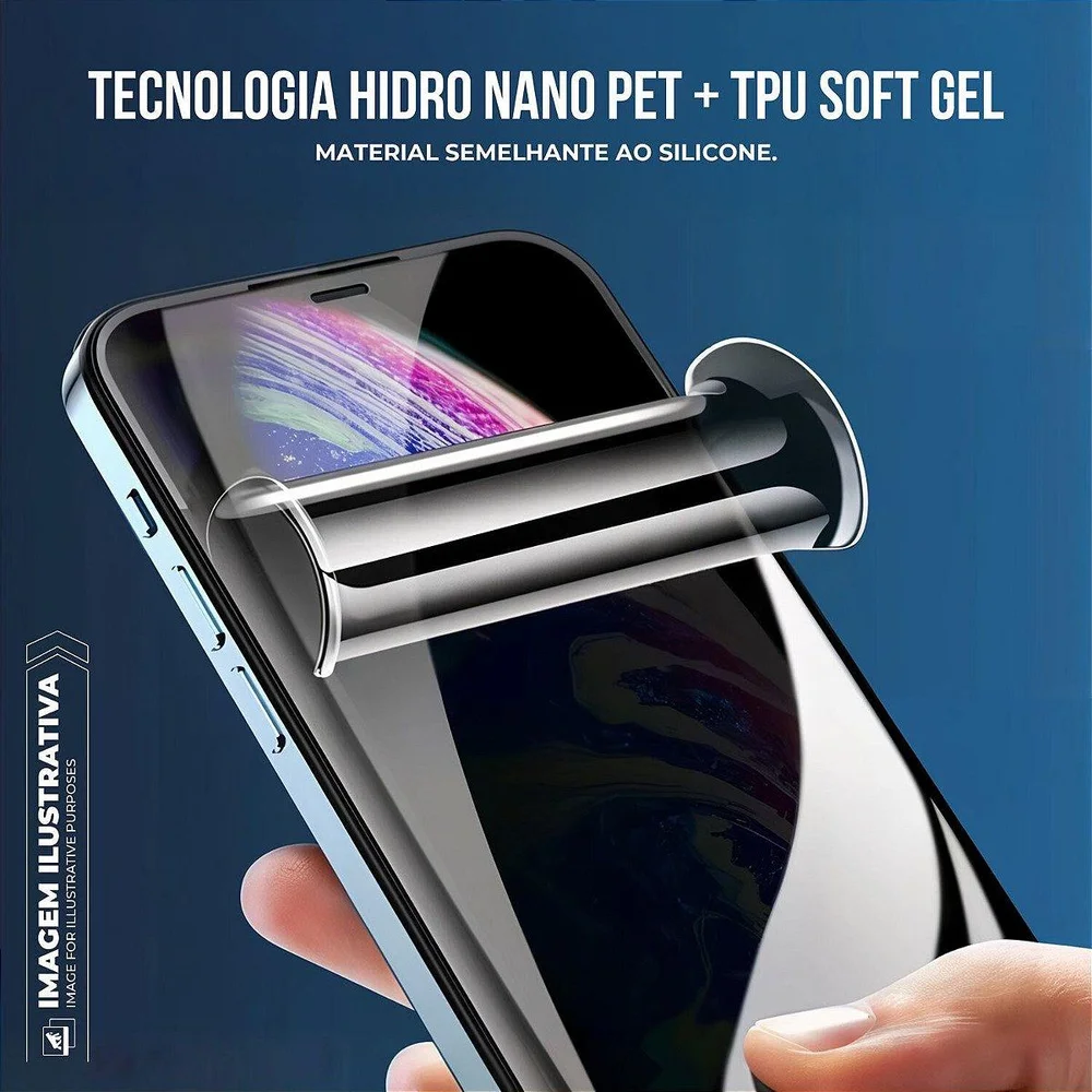 Imagem 5 de 5 do produto Película Para Xiaomi Redmi M100 - Privacidade Hydrogel - Gshield