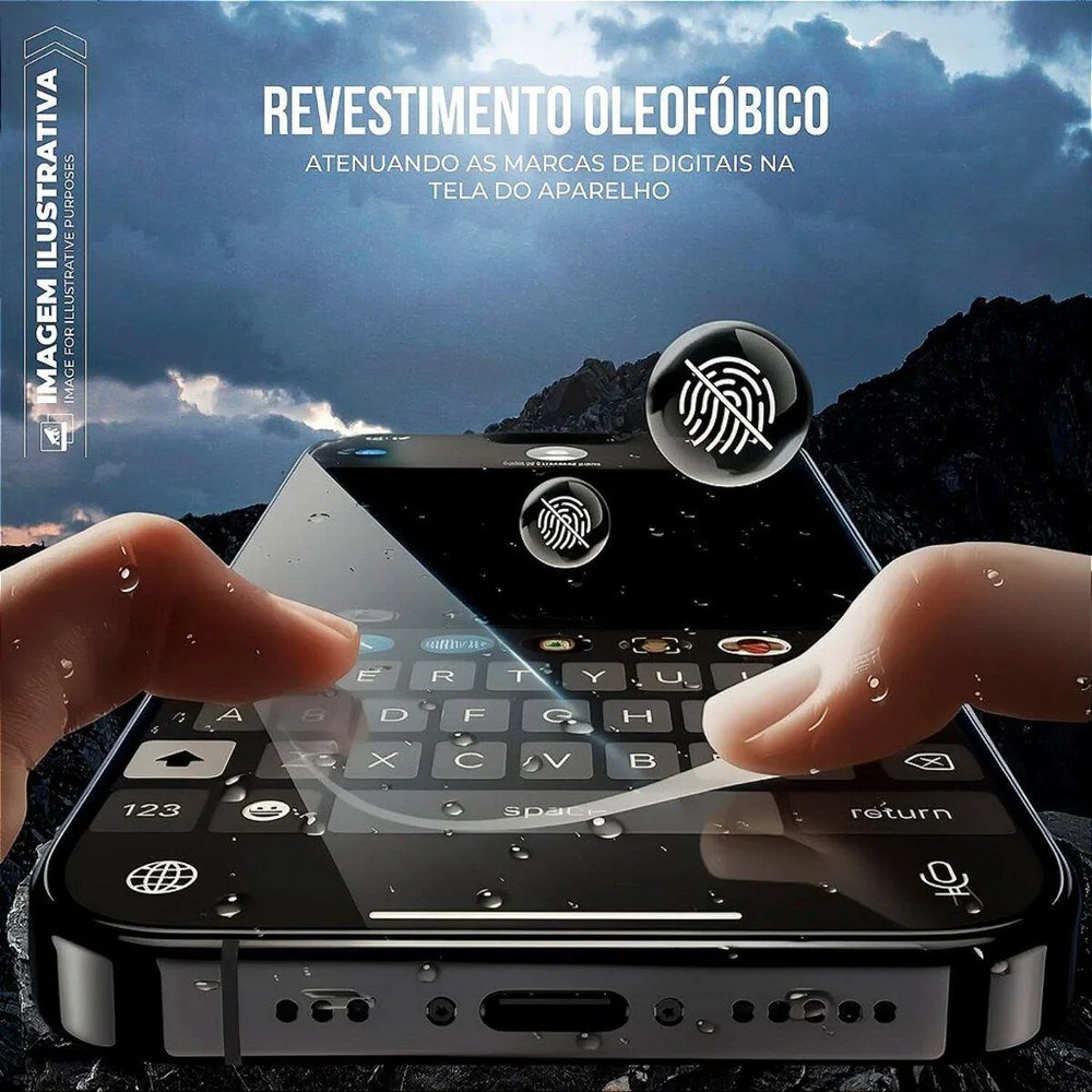 Imagem 4 de 5 do produto Película Para Iphone 18 Pro - Hydrogel Gamer Fosca - Gshield