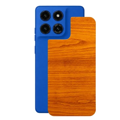 Película Para Motorola Moto G77 Power - Traseira Efeito Madeira Clara - Gshield