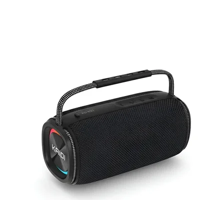 Caixa De Som Bluetooth 5.2 Kaidi Knc 821 + Potencia E Tecnologia Tws LED RGB Até 6hs Música 833 828