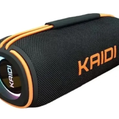Caixa De Som Bluetooth 5.3 Kaidi Knc 833 Super Potência E Tecnologia Tws 60w Rms LED RGB 833 821