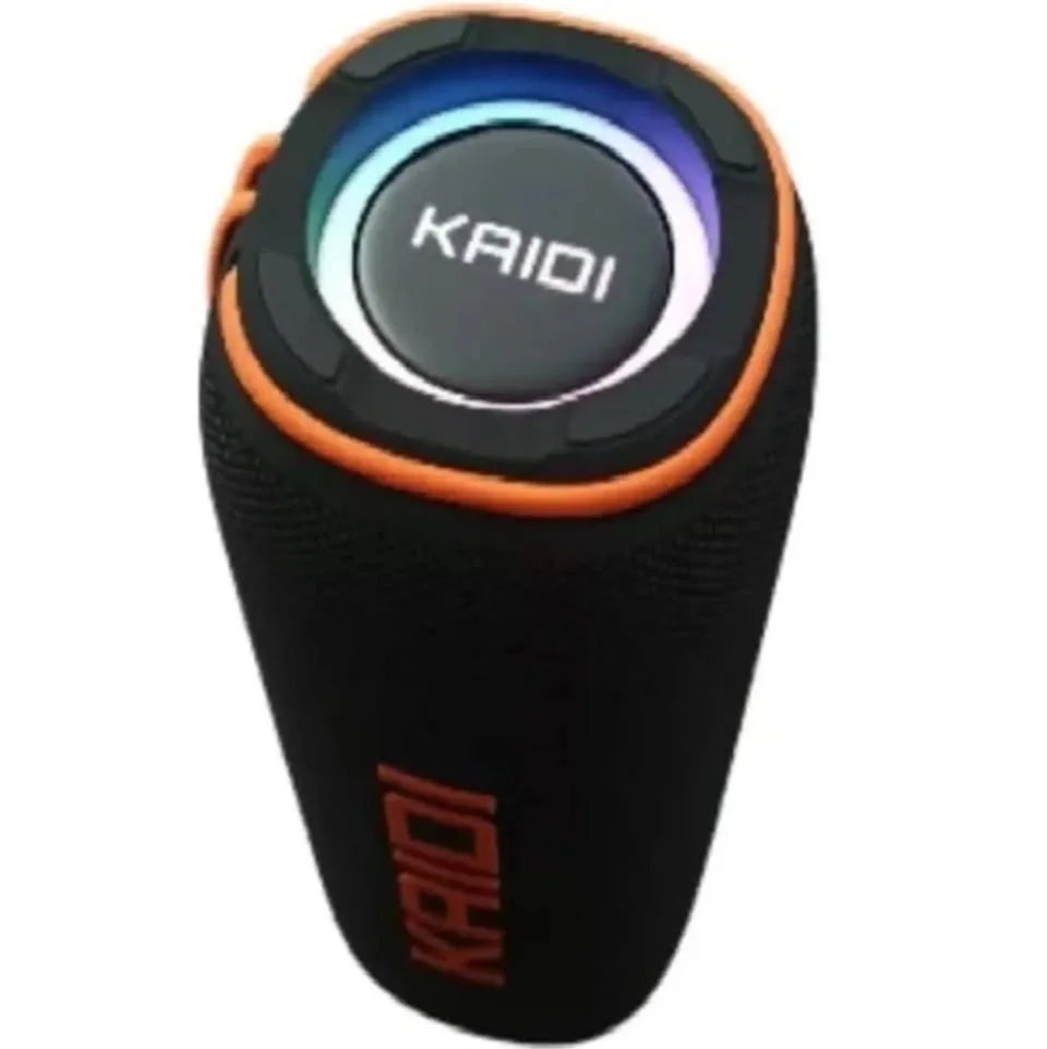 Imagem 3 de 5 do produto Caixa De Som Bluetooth 5.3 Kaidi Knc 833 Super Potência E Tecnologia Tws 60w Rms LED RGB 833 821
