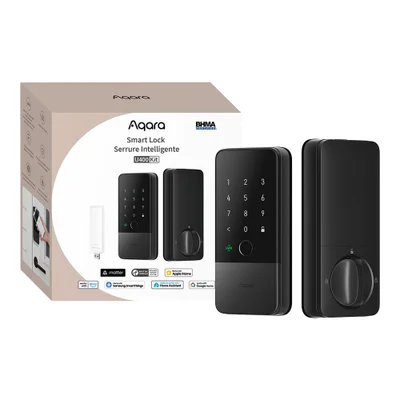 Aqara Fechadura Inteligente U400 Apple Home Key Preta