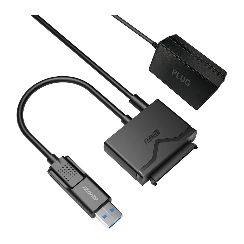 Benfei Adaptador Usb 3.0 Para Sata 7+15 Pin 15cm