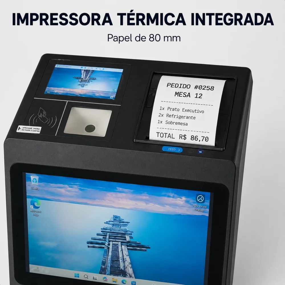 i5 SSD128GB+HDD500GB 8G タッチパネル№082 Terminal Pdv i5 8GB 128GB SSD Nfc Tela 116 Touch