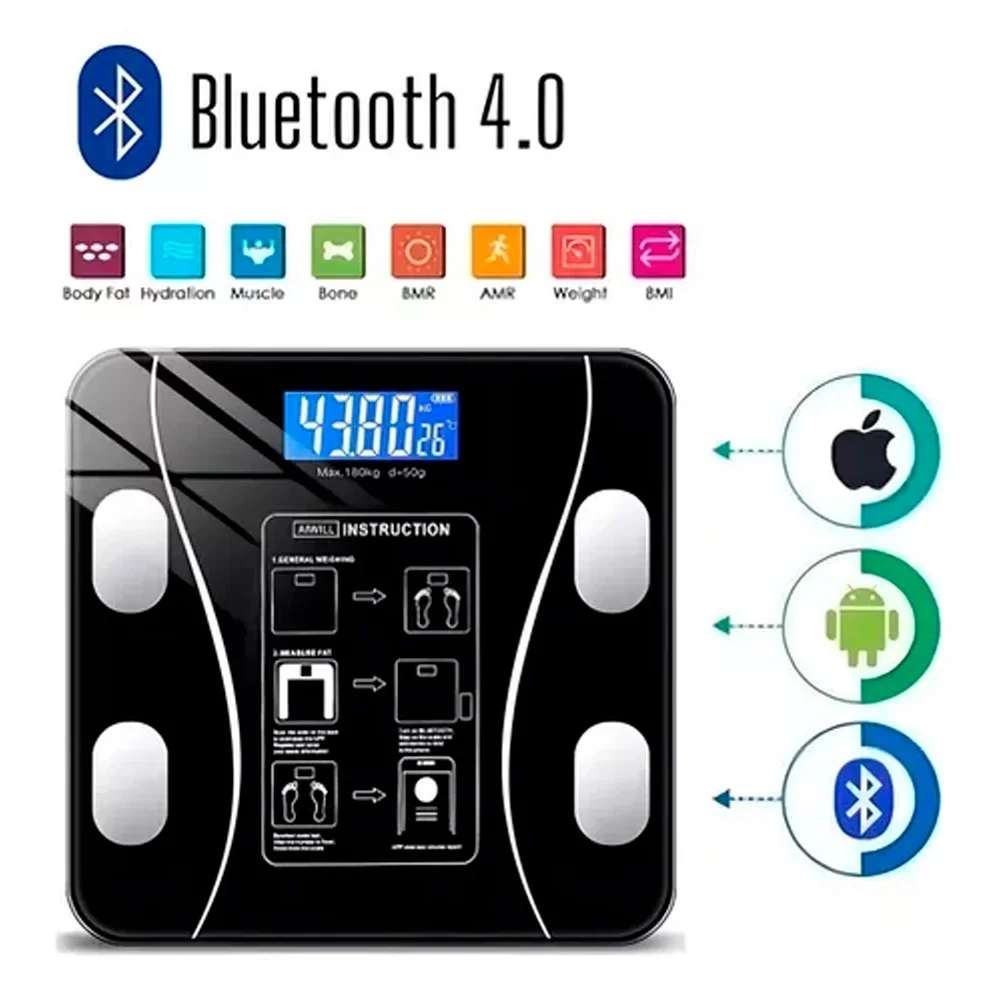 Imagem 3 de 5 do produto Balança Corporal Digital Bioimpedância App Xc-bd-05 X-cell