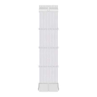 Cabo Extensor Atx 24 Pinos Sleeved Full White Para Fonte PC