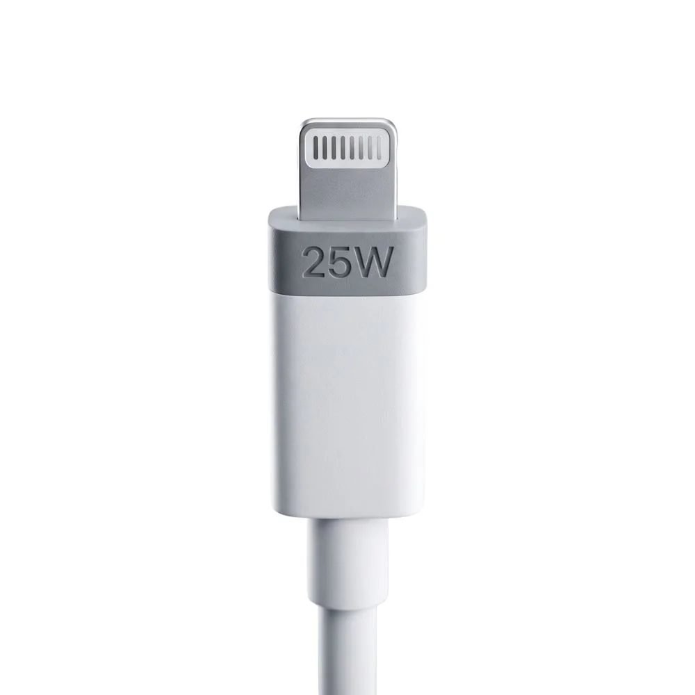 Imagem 5 de 5 do produto Cabo Usb Para Lightning (iphone), Carregamento Rápido, 25w, 1 Metro De Comprimento, Branco - E'spada