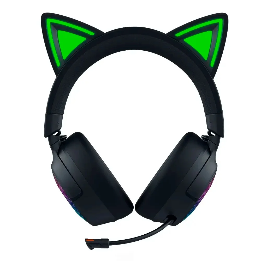 Imagem 2 de 5 do produto Razer Kraken Kitty V3 Pro Wireless RGB Headset Black Gaming Headset