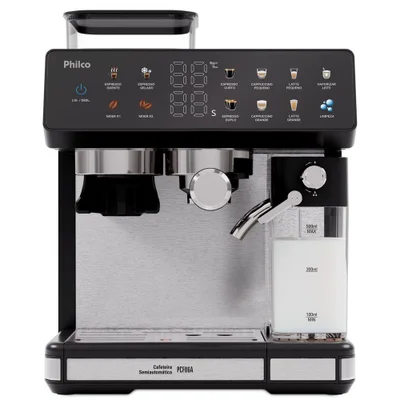 Cafeteira Expresso Philco PCf06a Inox 20 Bar 10 Funções 1250w 127v