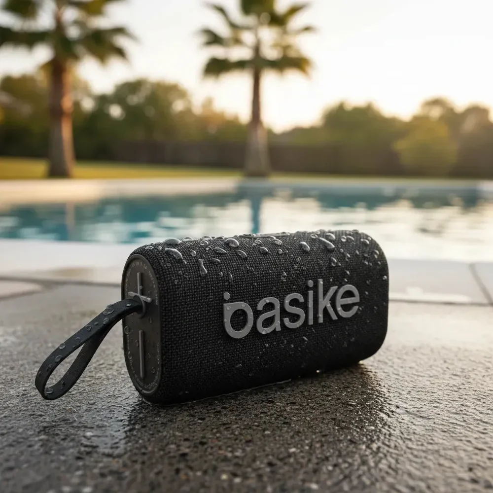 Imagem 3 de 4 do produto Caixa De Som Basike Ba-rad014 Portatil Bluetooth Ipx7 Tws Com RGB