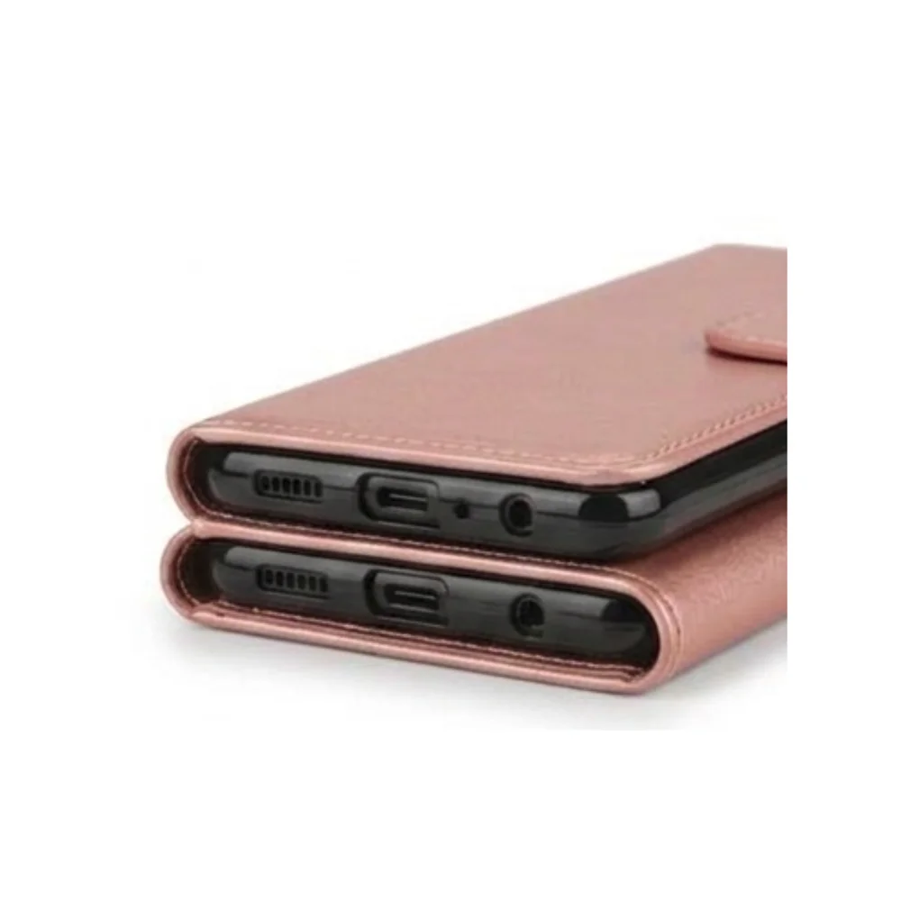 Imagem 4 de 5 do produto Capa Carteira Galaxy A17 5g Rosê Flip Porta Cartão Proteção