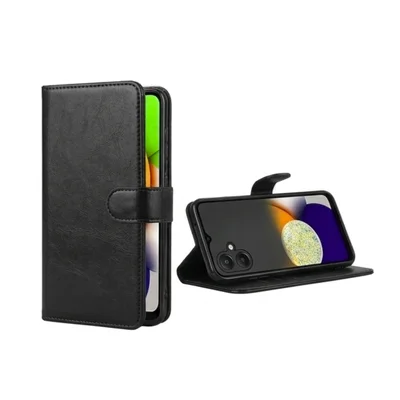 Capa Carteira Galaxy A07 4g Preta Flip Porta Cartão Proteção