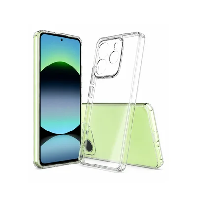 Capa Transparente Para Redmi Note 14 4g Silicone Tpu Tela 6.67"
