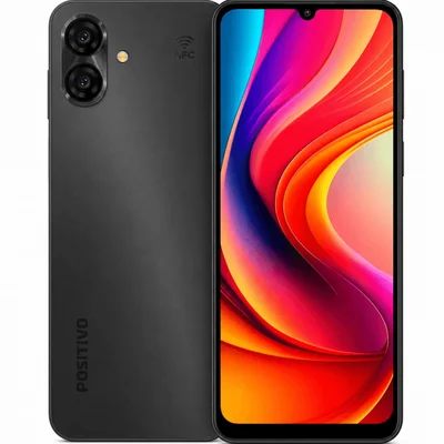 Smartphone Positivo Smart S675 128GB 4gb Ram Nfc Tela 6,75 " Câmera 50mp Preto