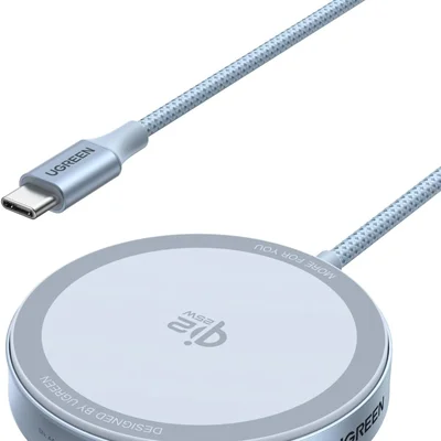 Ugreen Carregador Sem Fio Magsafe Qi2, 25w Portátil E Premium (cabo Usb-c 1,5 Metros,)