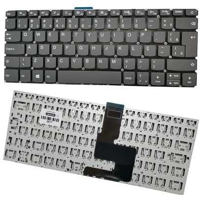 Teclado Para Notebook Ideapad 320-14ikb-80yb-320-14ikb-80yf Br Com Botão Para Ligar - Kabum