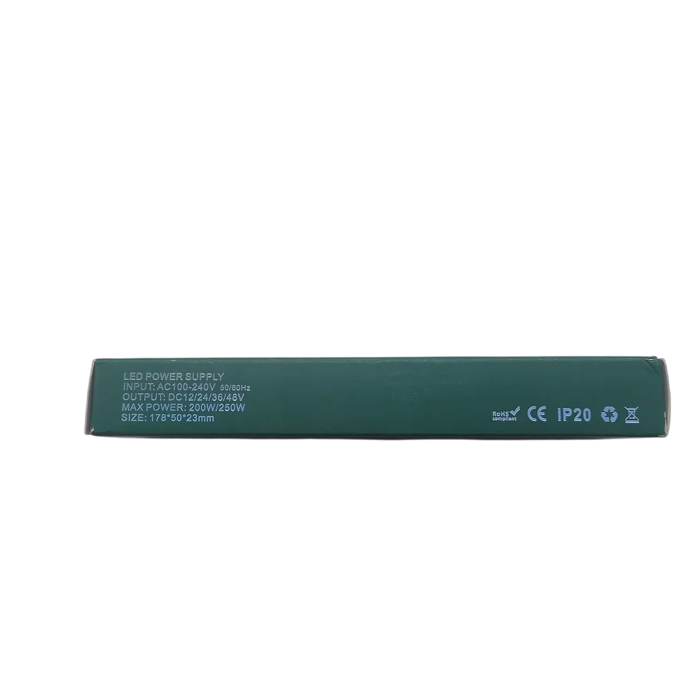 Imagem 3 de 4 do produto Fonte Driver P/ Fita De LED  24v 8.3a 200w 110v/220v Ip20