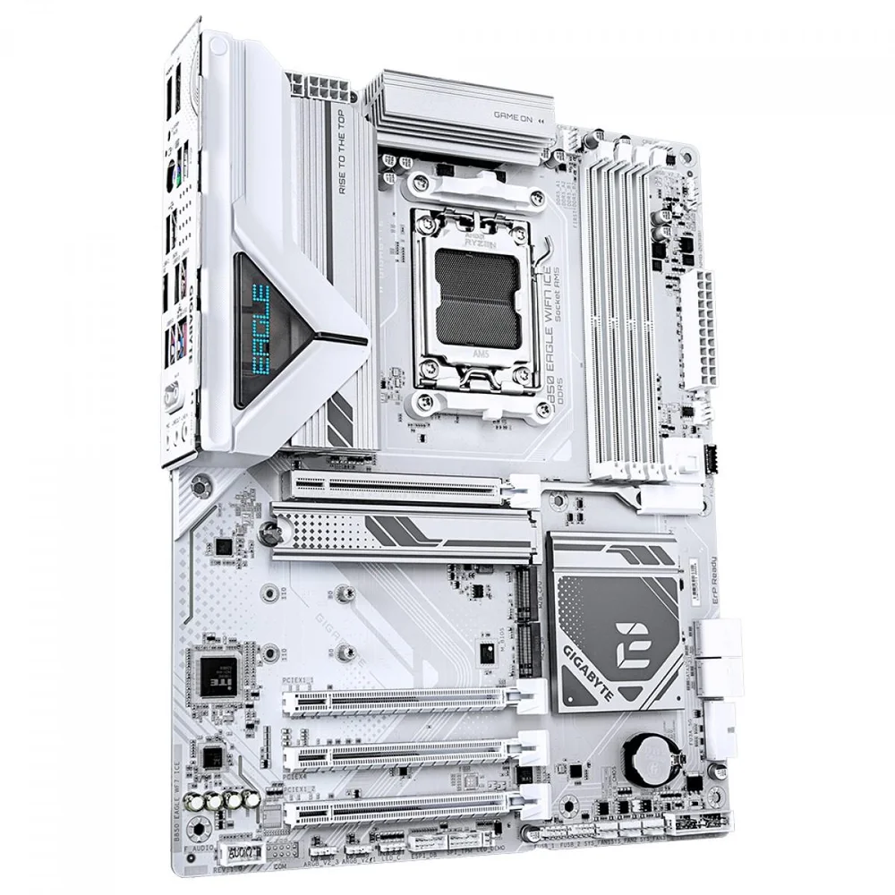 Imagem 3 de 4 do produto Placa Mãe Gigabyte B850 Eagle Wifi7 Ice, Chipset B850, Amd Am5, Atx, Ddr5