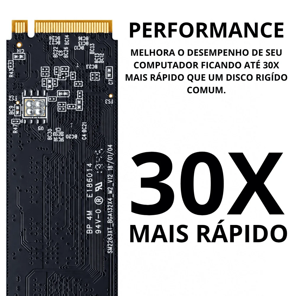 Imagem 3 de 5 do produto SSD Nvme PCie Gen3 512gb Warrior P3000 Leitura 3500mb/s Gravação 1800mb/s