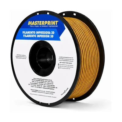 Filamento 3d - Petg Dourado 1kg (1.75mm) Der 4