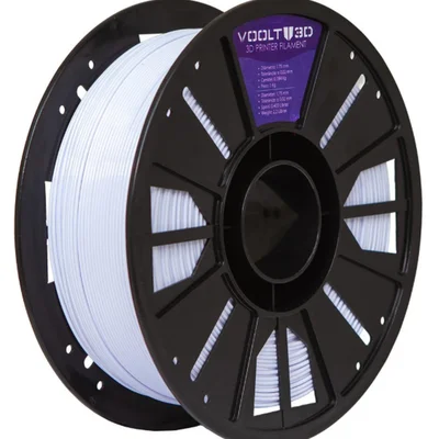 Filamento Impressora 3d Petg 1kg Branco Blackout High Fluidity Premium Voolt 3d