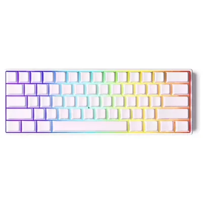 Teclado Magnético Akko Monsgeek Fun60 Pro 8000hz  Branco Layout Us RGB