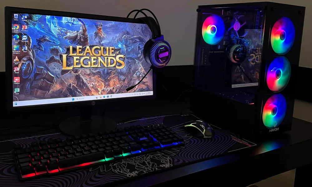 PC Gamer Completo Intel Core i5 | 8GB Ram | SSD 480GB | Geforce Gt 730 4gb | Monitor 19" + Kit Gamer 4 Em 1 + Wi-fi - view 2