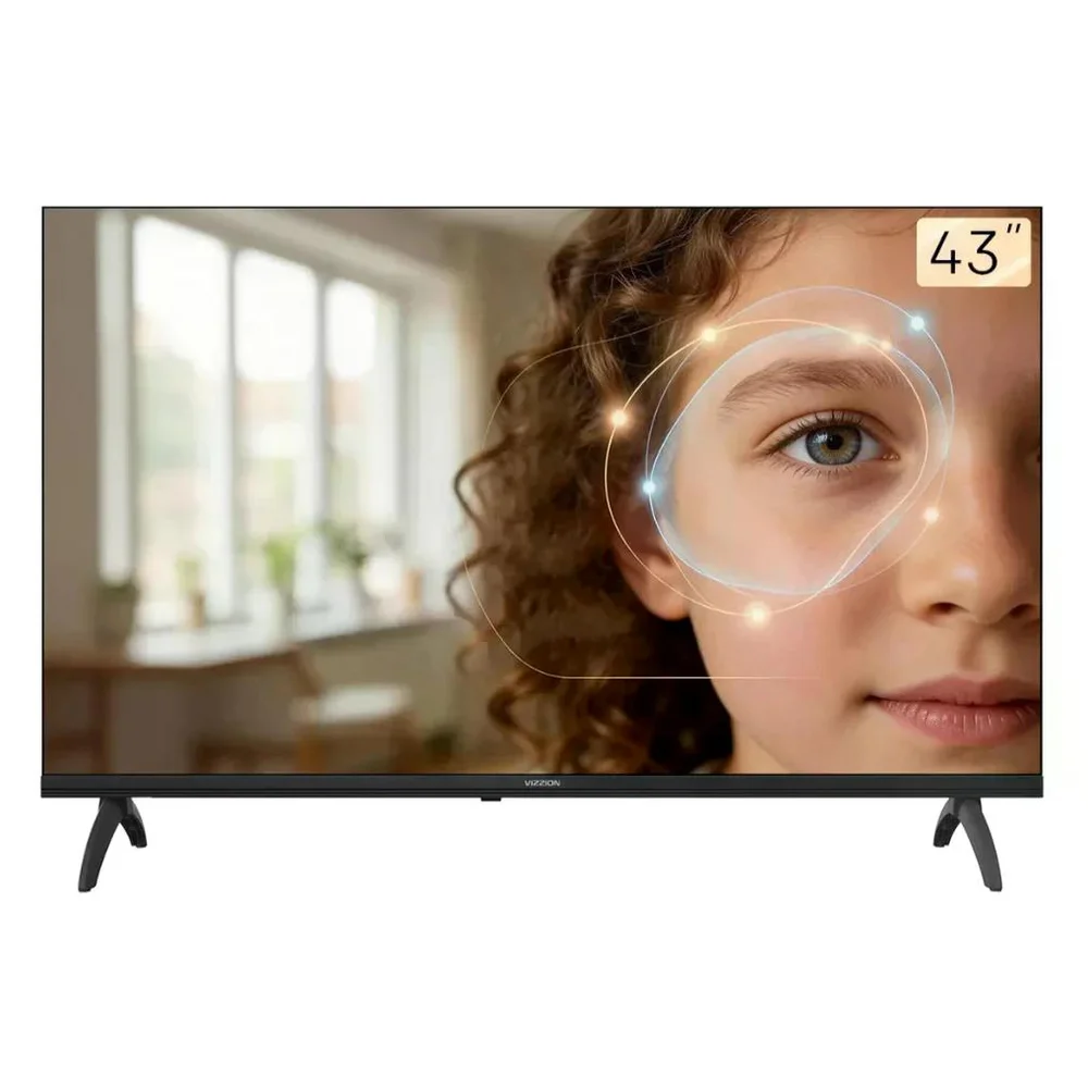 Smart Tv 43 " Rig Vizzion Br43e3fa LED 2k Fhd Hdr10 60hz Mt9216 Isdbt Dolby Audio