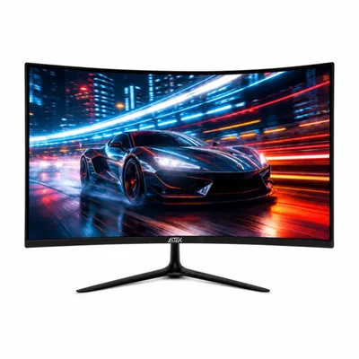 Monitor Gamer Curvo 23,8 Full Hd 100hz 3ms Painel Va Amd Freesync HDMI Vga Vesa 75x75 LED Aitek Shp075