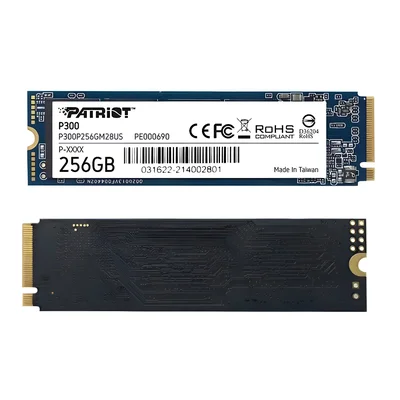 SSD Patriot P300 256gb M.2 Nvme PCie 3.0 X4 Preto
