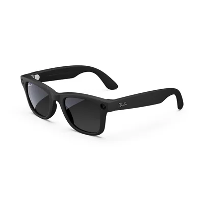 Óculos Meta (gen 1), Wayfarer, Matte Black — Polarized Gradient Graphite Lenses
