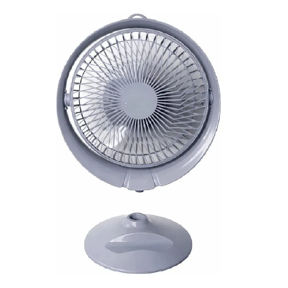 Mini Ventilador De Mesa Utibom 7,5w 2 Velocidades Cinza Usb Bivolt