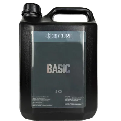 Resina Impressora 3d Cure Basic 5kg Cor Clear