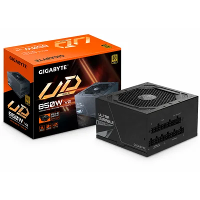 Fonte Gigabyte Ud850gm Pg5 V2, 850w, 80 Plus Gold, Modular, Preta - 28200-u85gb-1cbrr
