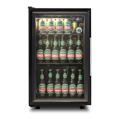 Cervejeira Vertical Cv100 Com Refrigeração Por Ar Forçado Preto Ártico 100l