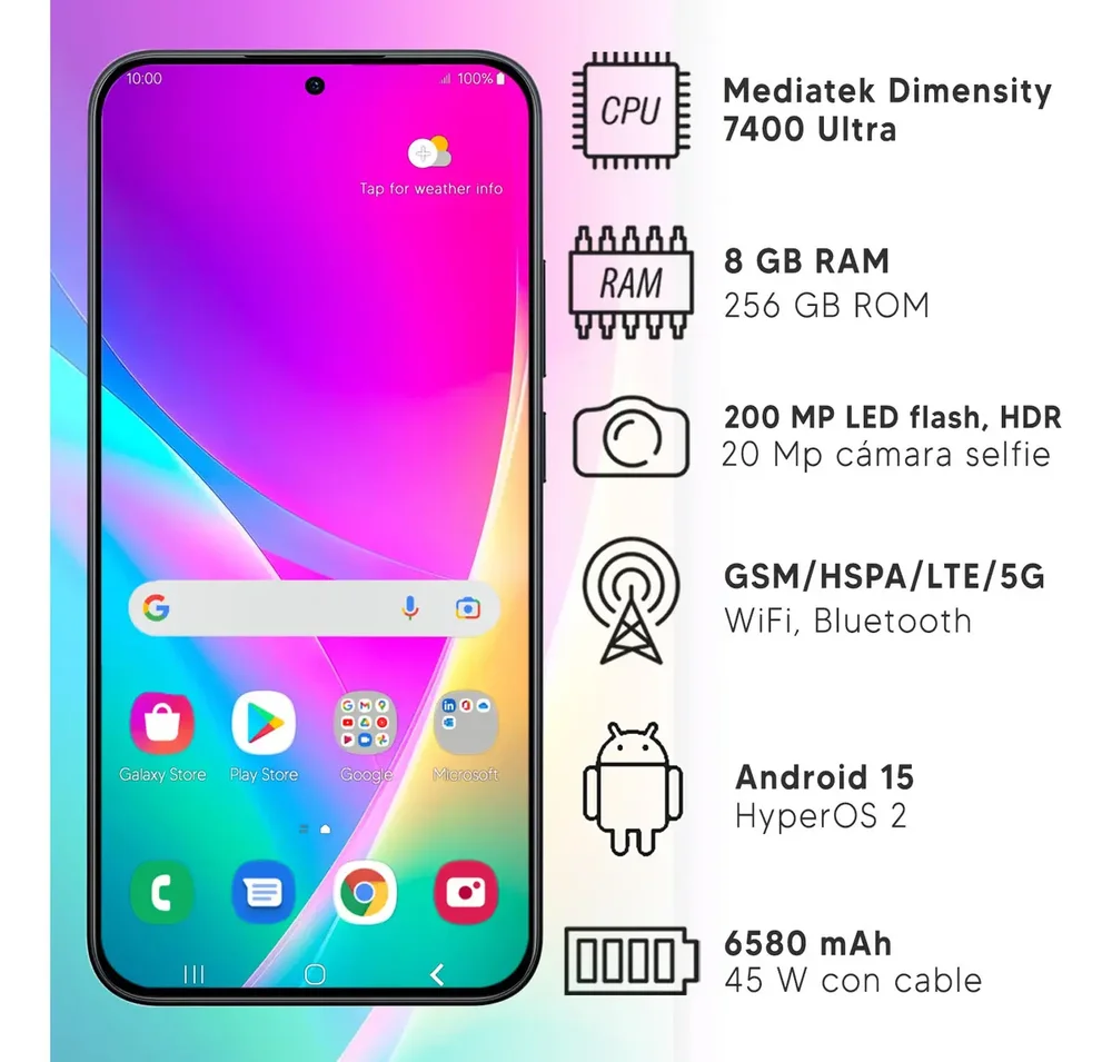 Imagem 2 de 4 do produto Smartphone Redmi Note 15 Pro 5g 8GB Ram 256gb Rom Titanium - Xiaomi