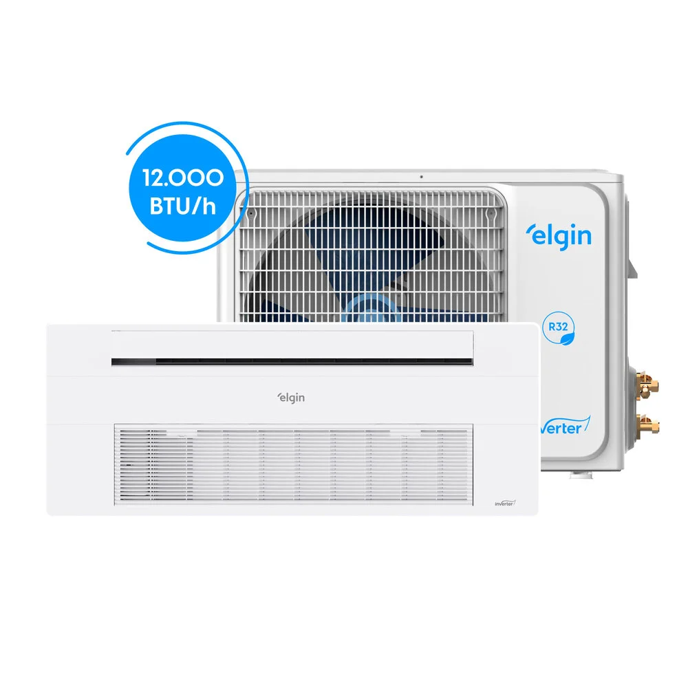 Ar Condicionado Cassete 1 Via Elgin One Air Inverter 12000 Btus Quente E Frio 220v