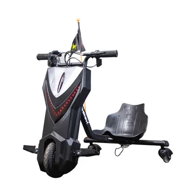 Triciclo Eletrico Drift Wx-16 Wehawk 350w Bat Litio 36v 4.4ah 1 Lugar Preto