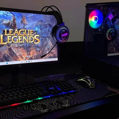 PC Computador Gamer Completo | Intel i5 | 16gb | SSD 1TB | Monitor + Teclado + Mouse + Headset + Mouse Pad + Wi-fi
