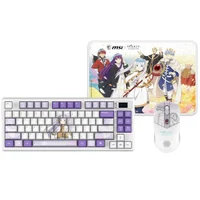 Kit Gamer Msi Frieren Edition, Wireless, Teclado, Mouse E Mousepad, Branco, RGB, 952-8z0z-001
