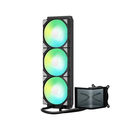 Water Cooler Tryx Panorama Se Black ARGB 360mm Com Tela AmoLED 6,67" Tdp 280w