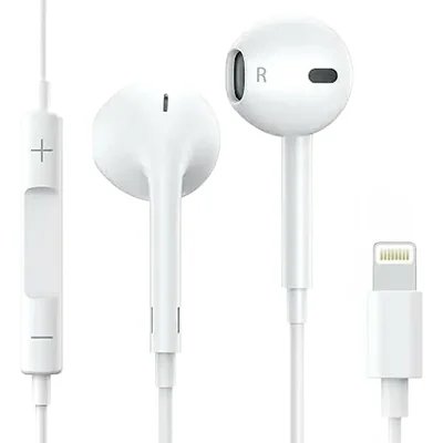 Fone De Ouvido Com Fio Compatível Iphone 8 X 11 12 13 14