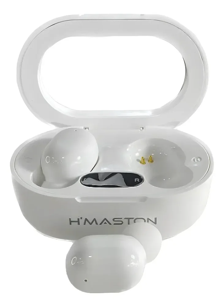 Imagem 1 de 2 do produto Fone Bluetooth Wireless C/ Visor Sem Fio H'maston F911 Cor Branco Luz Sem Luz