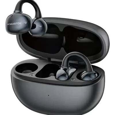 Fone De Ouvido Tws H'maston Rs-74 Bluetooth Sem Fio Com Gancho Esportivo