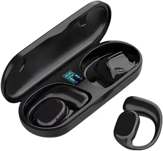 Fone Sem Fio Bluetooth 5.3 Esportivo Fn-b08 Gancho Orelha Aberto Estéreo E Resistente