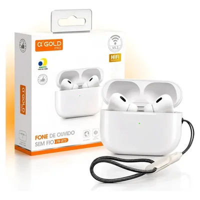 Fone Sem Fio A'gold Bluetooth Bt5 Anti Ruido Premium Cor Bra